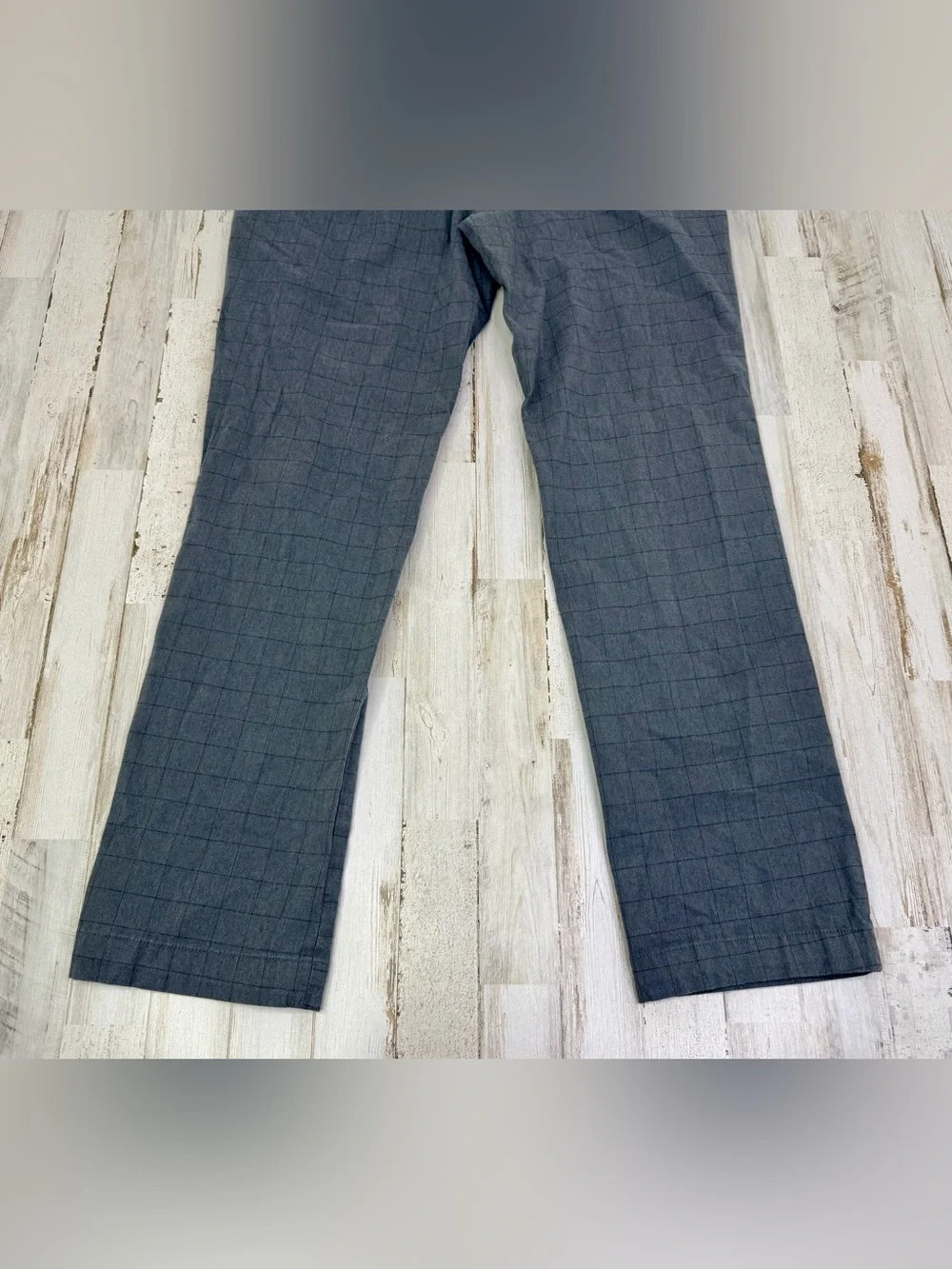 Banana Republic Dress Pants Men's 32x28 Blue Cotton Blend Slim Fit